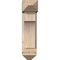 Ekena Millwork Westlake Arts and Crafts Smooth Bracket w/ Offset Brace, Douglas Fir, 7 1/2"W x 18"D x 30"H BKT0806X18X30WTL03SDF - alternate 3